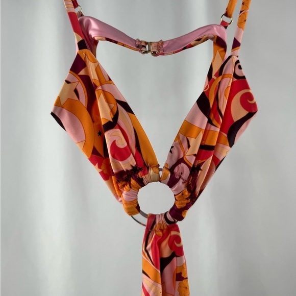 NWT Beach Riot Kirsten One-Piece‎ Swimsuit in Pink Multi Size Small - Picture 3 of 7